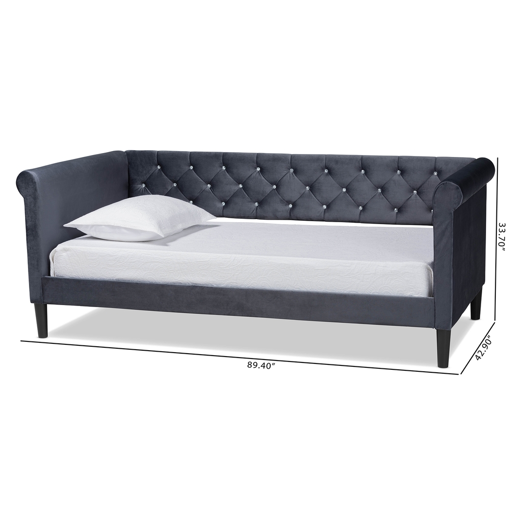 Henleah Gray Twin Bed - Thumbnail - Image 7