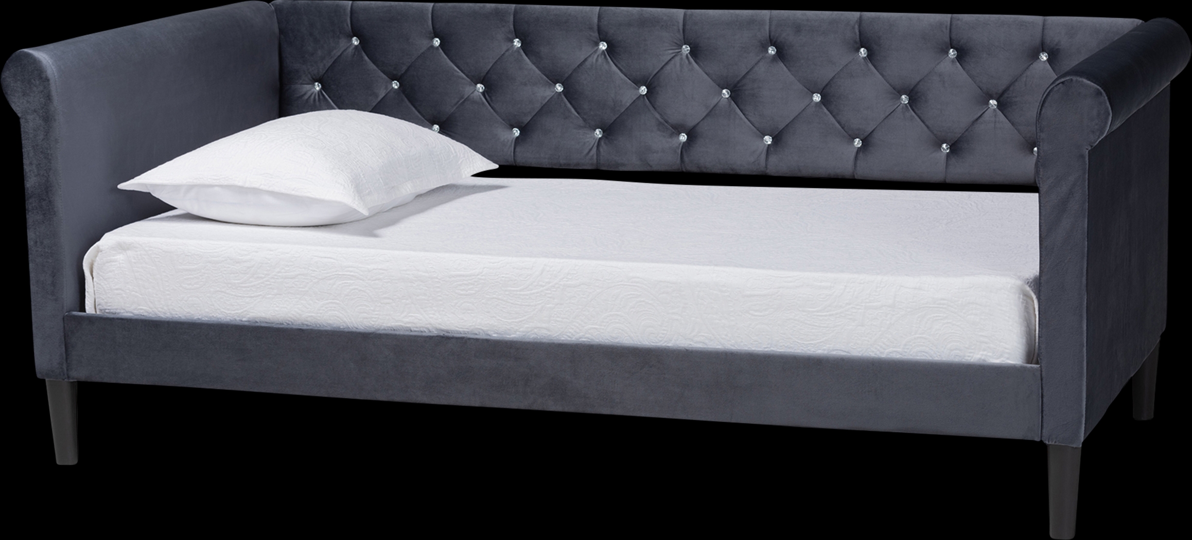 Henleah Gray Twin Bed - Thumbnail - Image 1