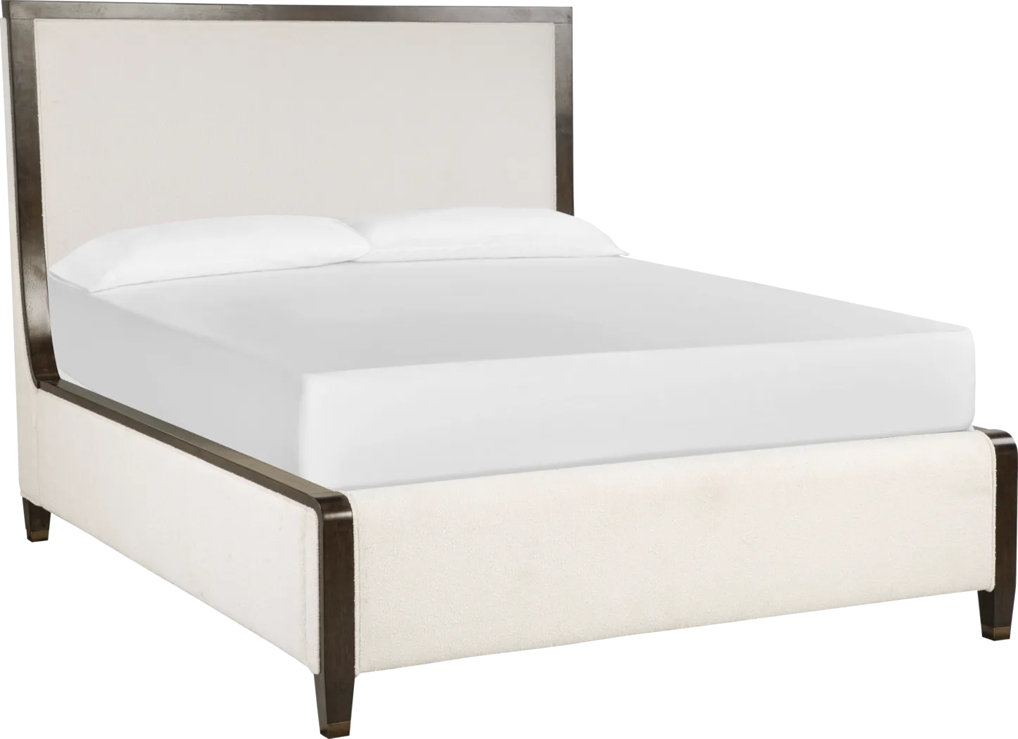 Henley Brown 3 Pc Queen Upholstered Bed - Thumbnail - Image 1