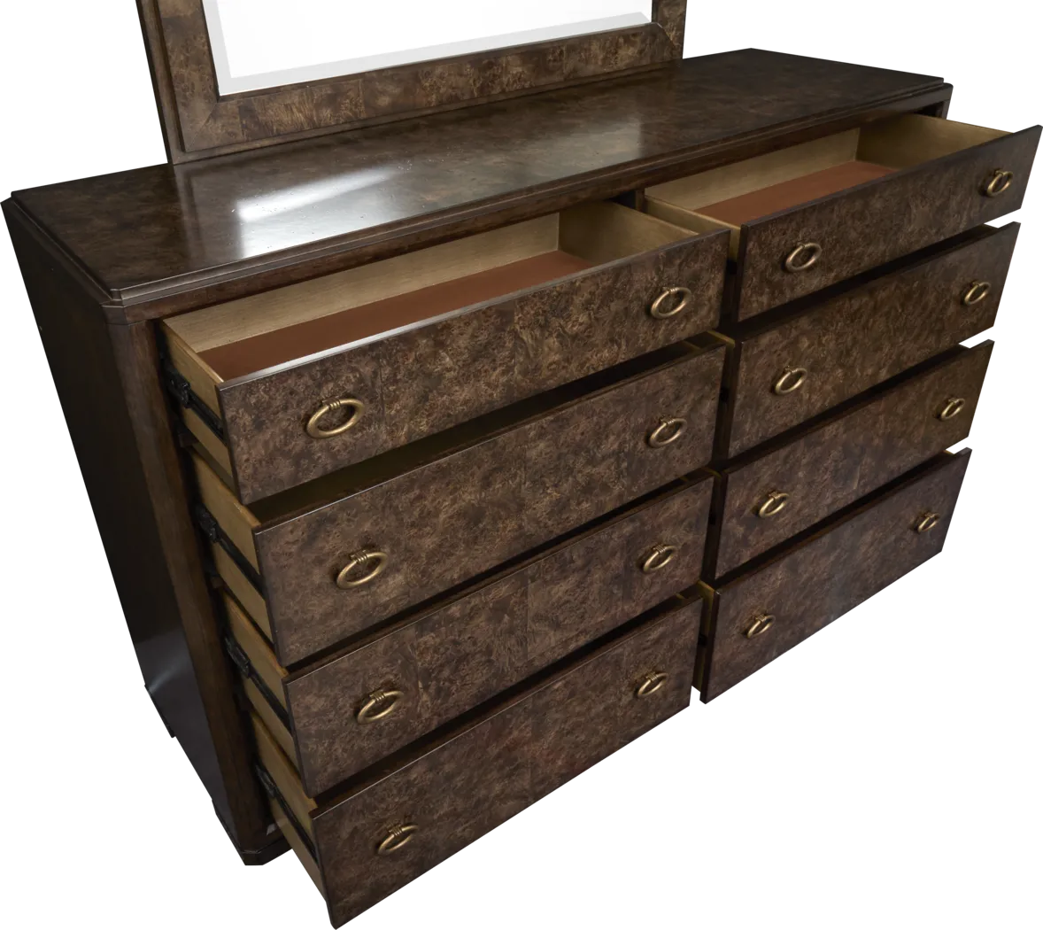 Henley Brown 5 Pc King Upholstered Bedroom - Thumbnail - Image 5