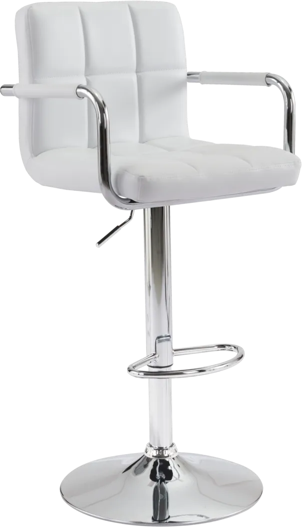 Henna White Barstool - Thumbnail - Image 1