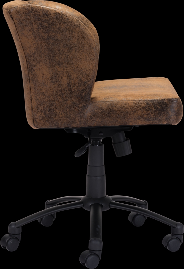 Henning Lane Brown Desk Chair - Thumbnail - Image 4