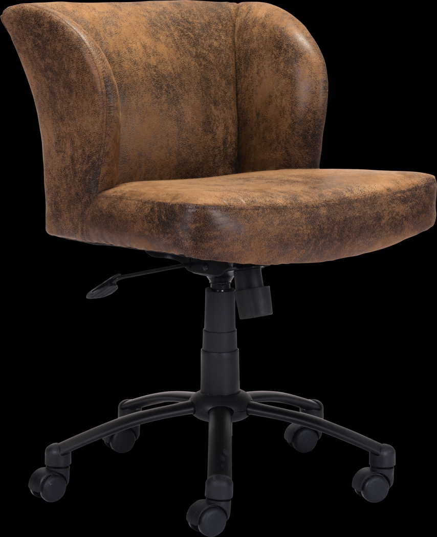 Henning Lane Brown Desk Chair - Thumbnail - Image 1