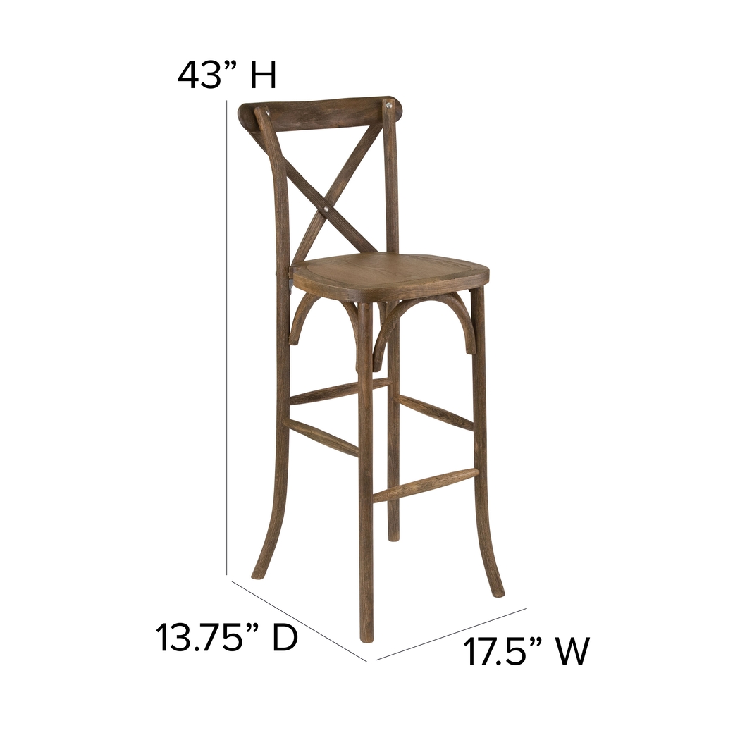 Henrici I Brown Barstool - Thumbnail - Image 7