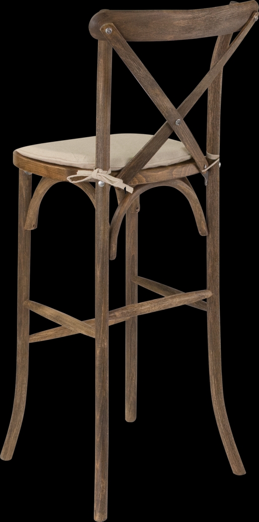 Henrici II Brown Barstool - Thumbnail - Image 4