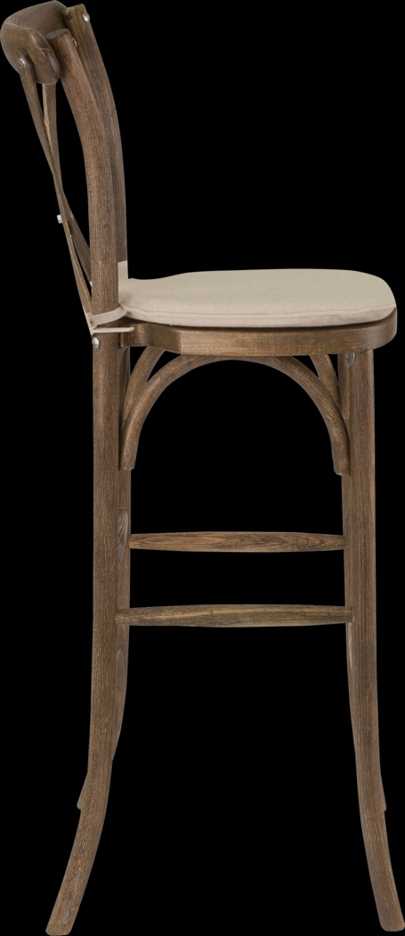 Henrici II Brown Barstool - Thumbnail - Image 5