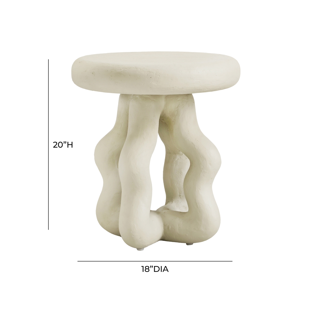 Henrico Cream End Table - Thumbnail - Image 6