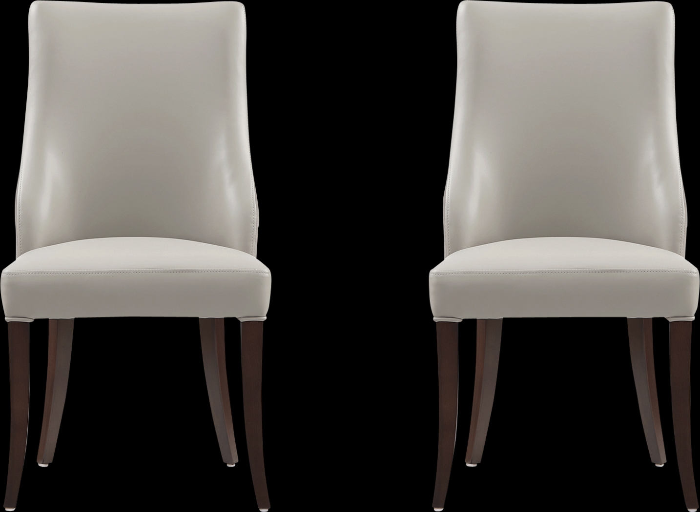 Herbcloud Light Gray Dining Chair, Set of 2 - Thumbnail - Image 1
