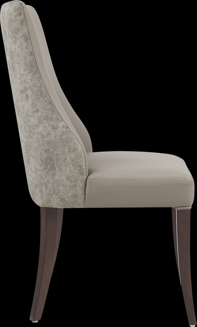 Herbcloud Taupe Dining Chair, Set of 2 - Thumbnail - Image 4