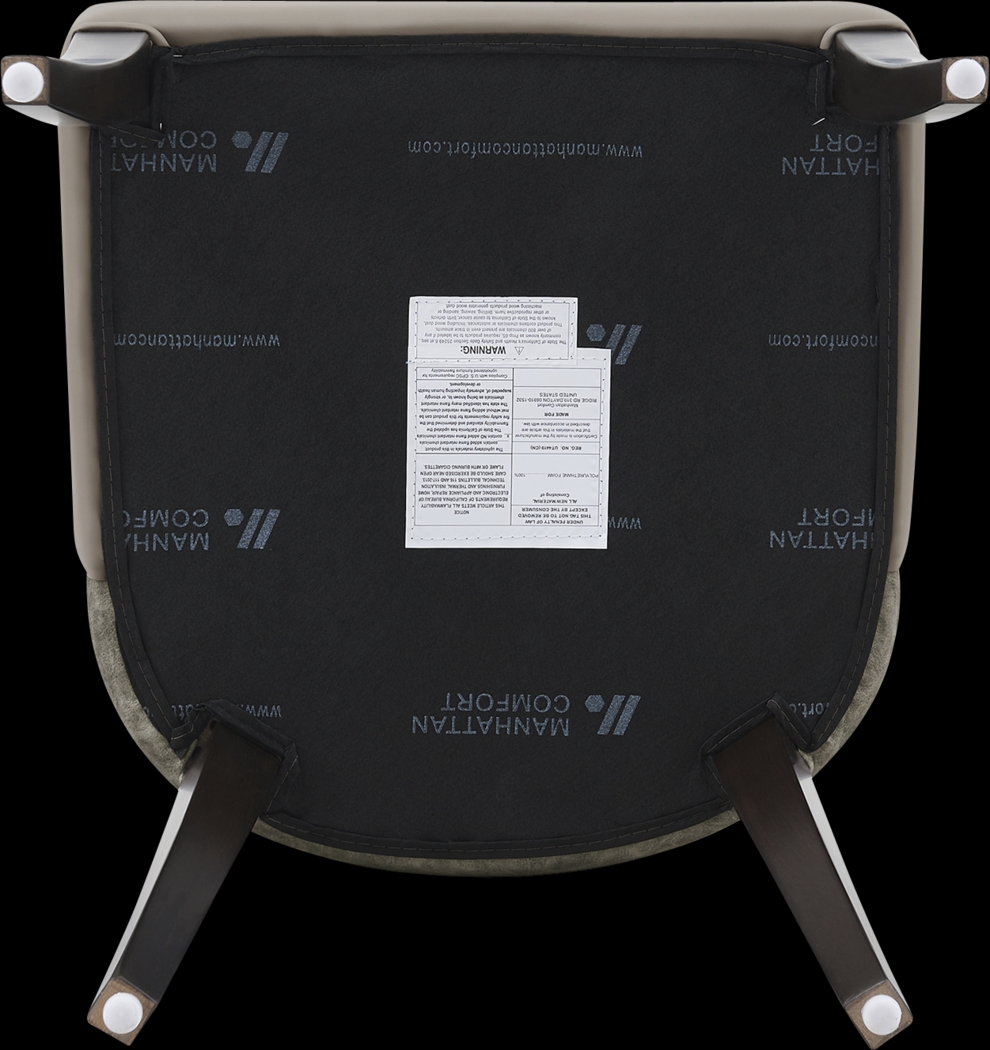 Herbcloud Taupe Dining Chair, Set of 2 - Thumbnail - Image 6