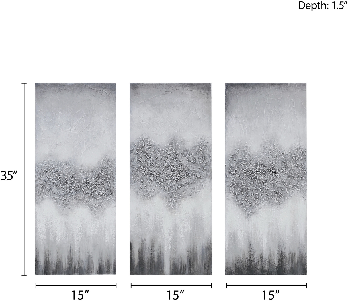 Herbst Gray Artwork, Set of 3 - Thumbnail - Image 9