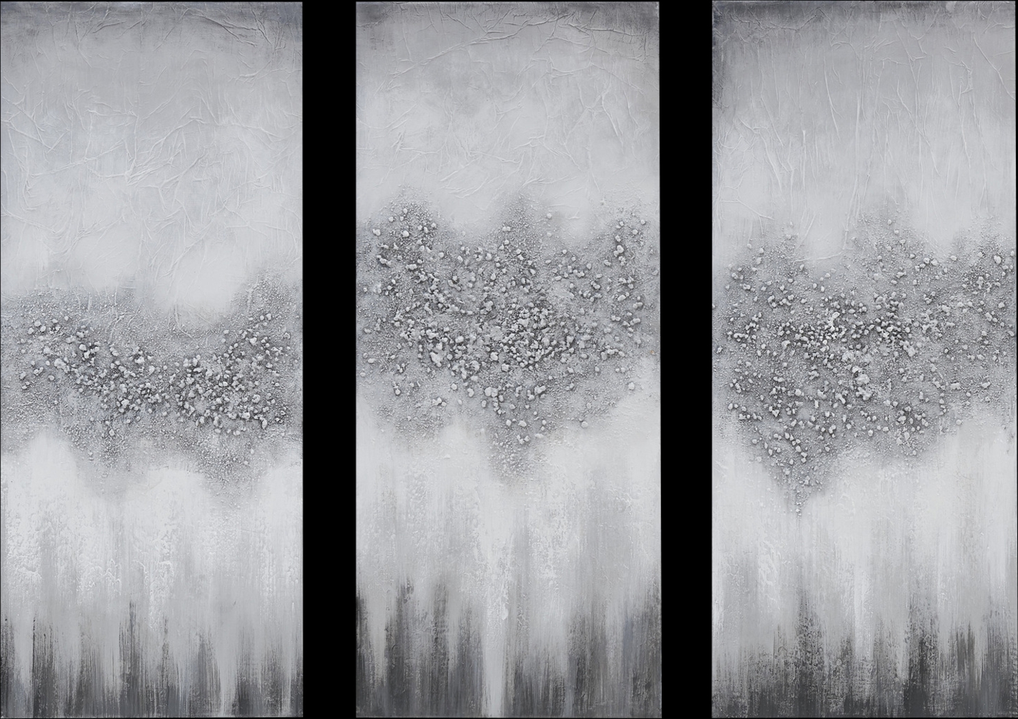 Herbst Gray Artwork, Set of 3 - Thumbnail - Image 1