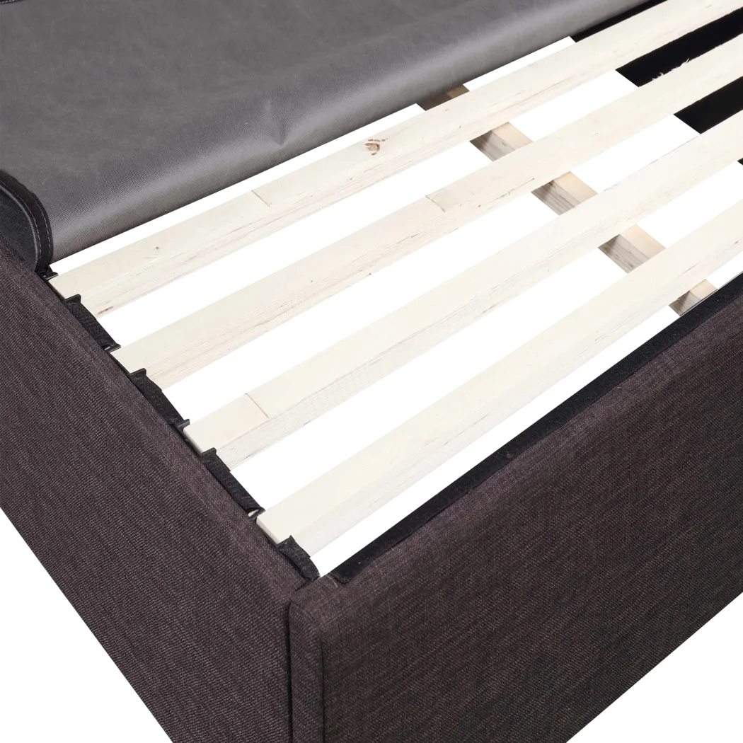 Herbworks Charcoal Queen Platform Bed - Thumbnail - Image 7