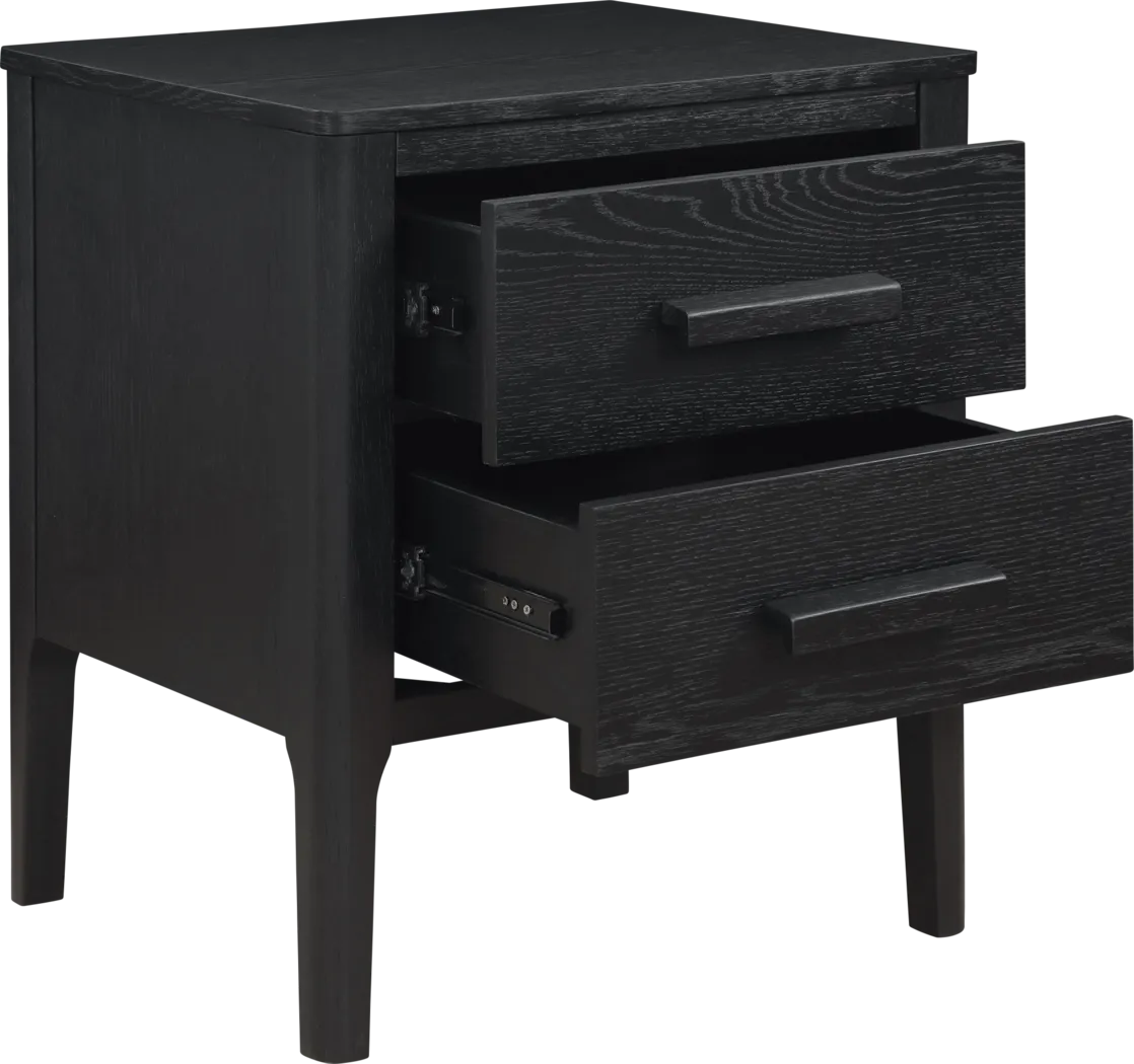 Herewich Black Nightstand - Image 3