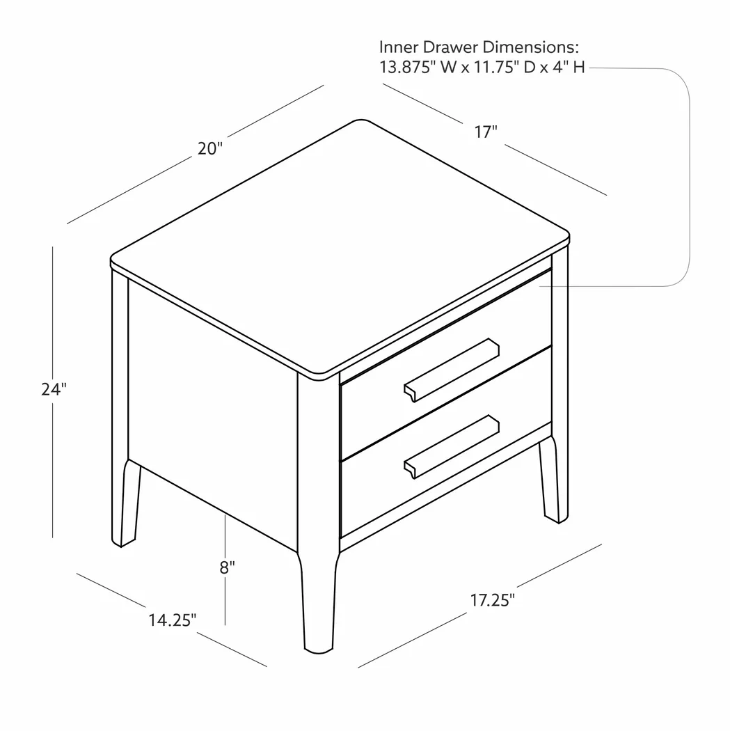 Herewich Espresso Nightstand - Image 17