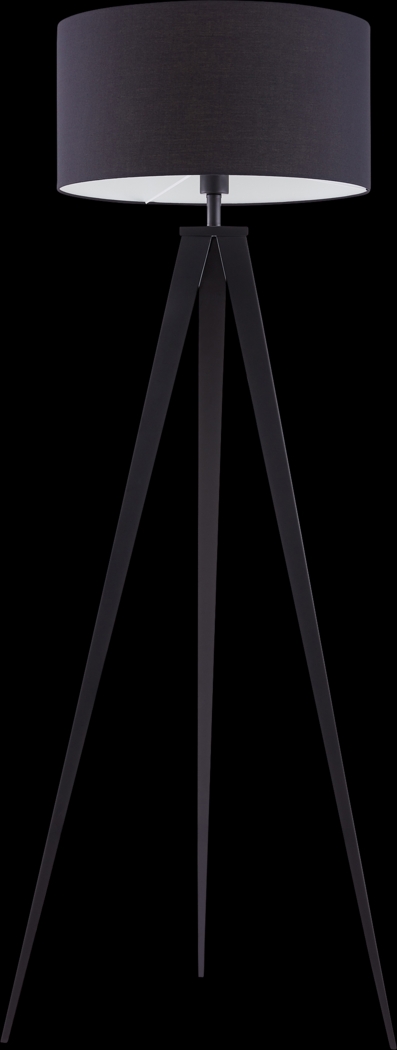 Hergett Black Floor Lamp - Thumbnail - Image 4