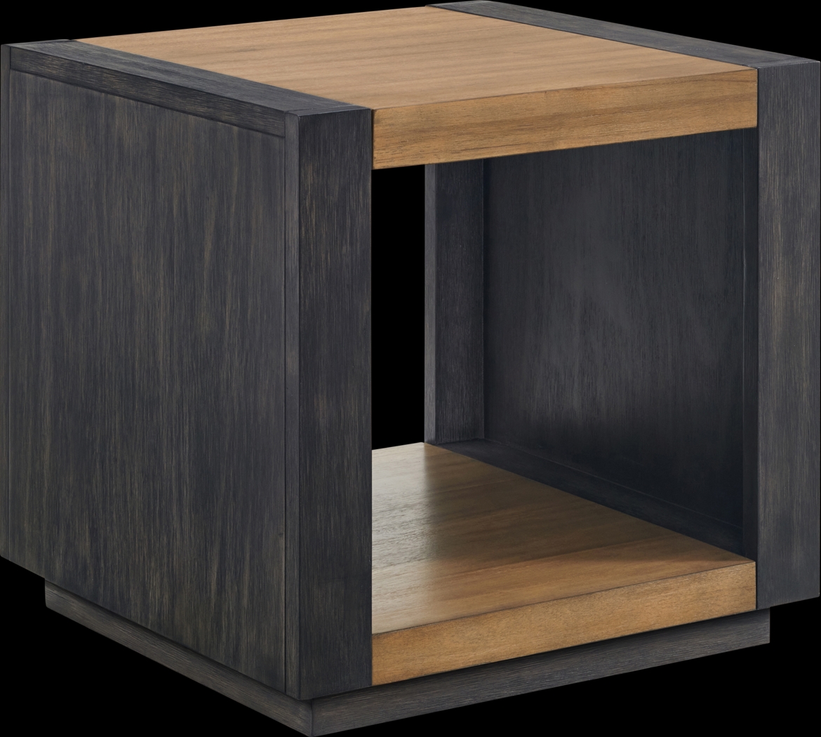 Heri Black End Table - Thumbnail - Image 1