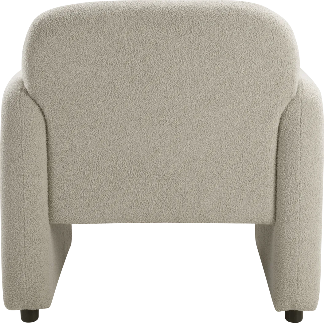 Herlee Beige Accent Chair - Thumbnail - Image 3