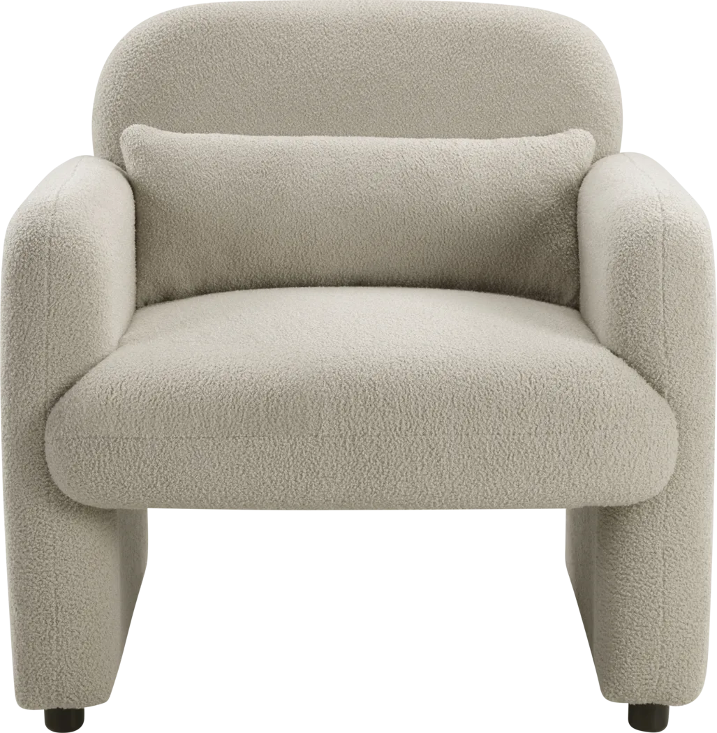 Herlee Beige Accent Chair - Thumbnail - Image 7