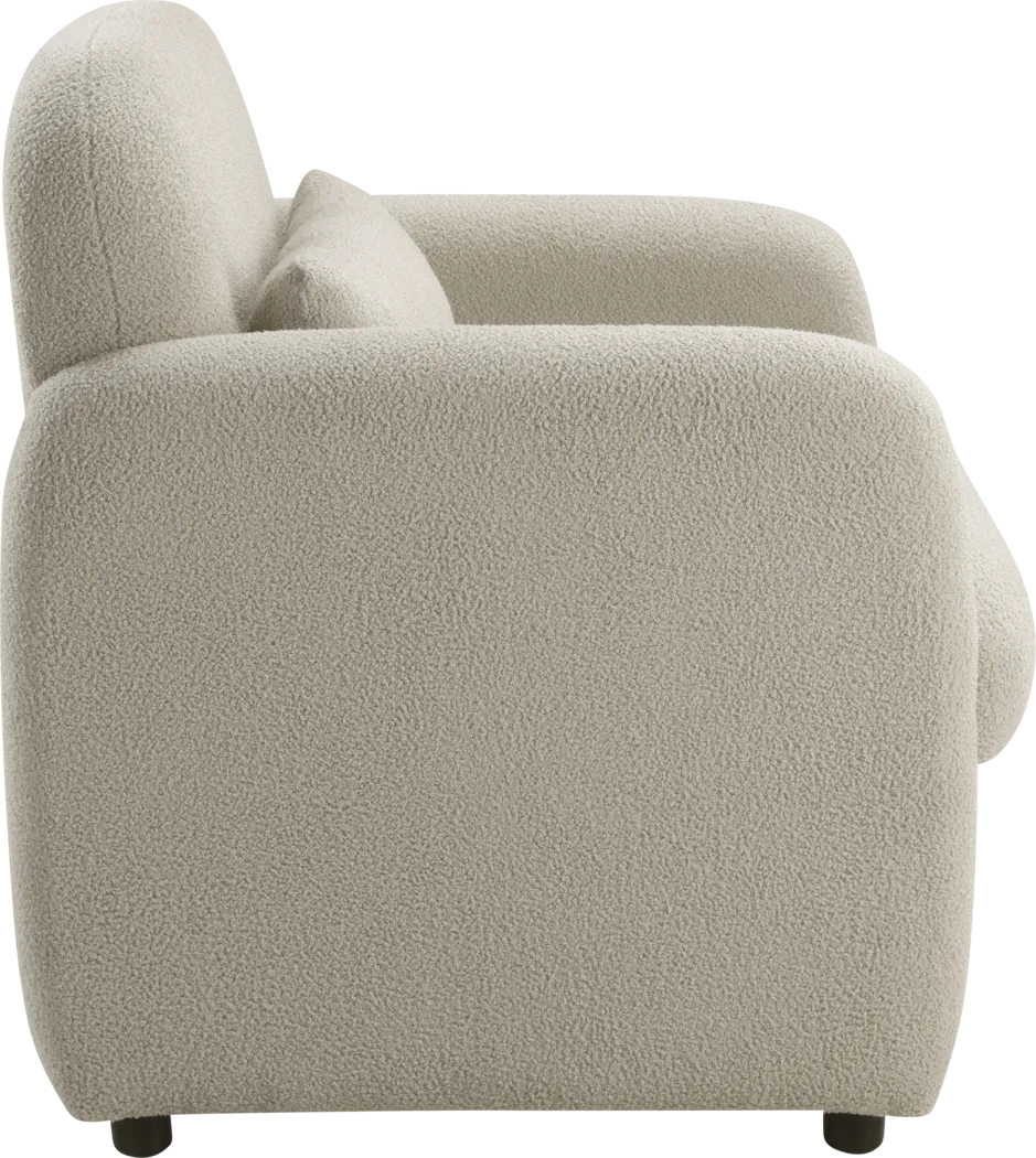 Herlee Beige Accent Chair - Thumbnail - Image 8