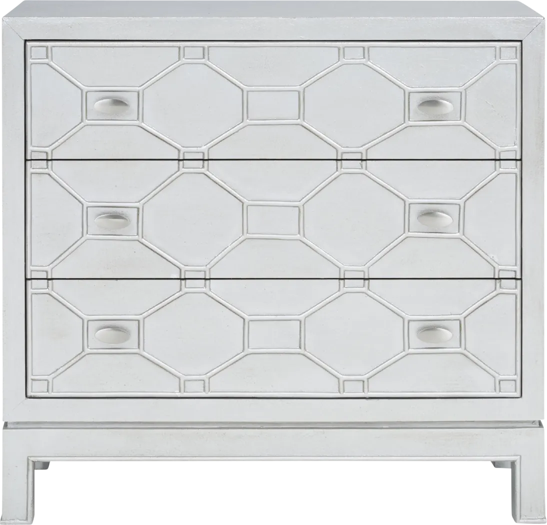 Hernlen Silver Accent Cabinet - Thumbnail - Image 2