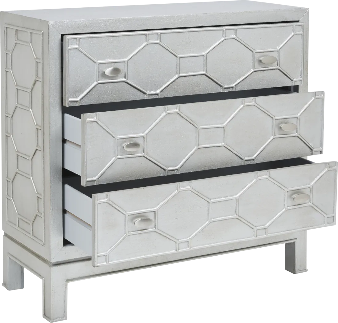 Hernlen Silver Accent Cabinet - Thumbnail - Image 4