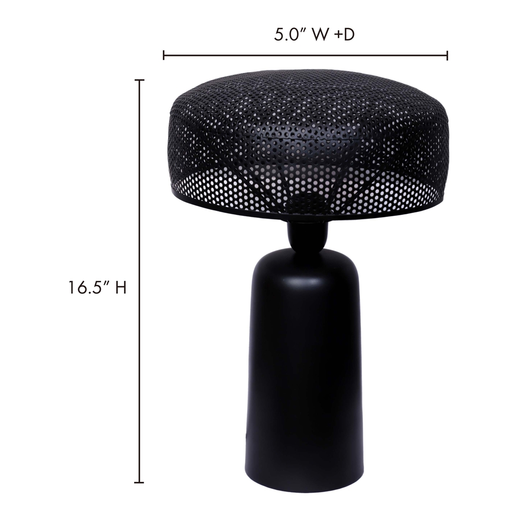 Herondo Black Table Lamp - Thumbnail - Image 3