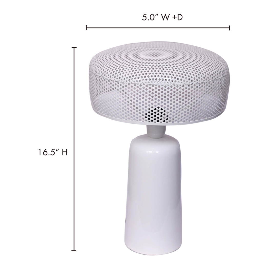 Herondo White Table Lamp - Thumbnail - Image 3