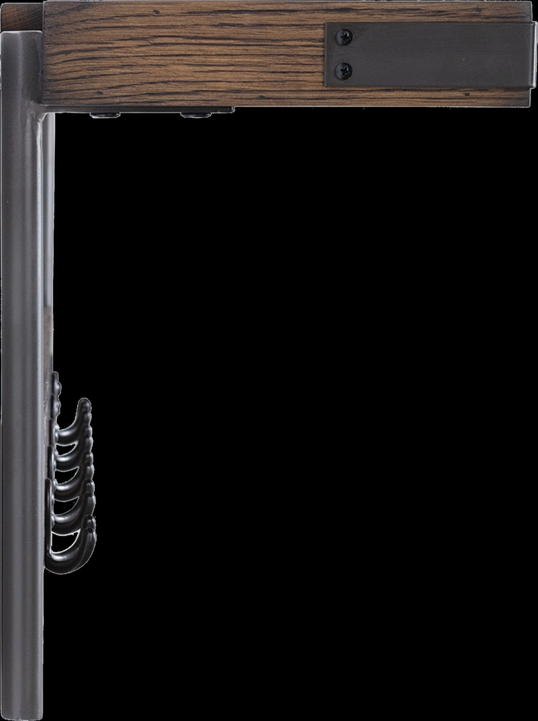 Herontye Brown Coat Hook with Shelf - Thumbnail - Image 5