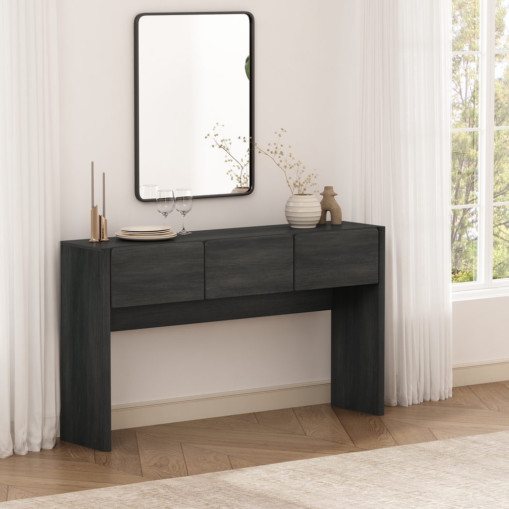 Herosunny Dark Gray Console Table - Thumbnail - Image 2