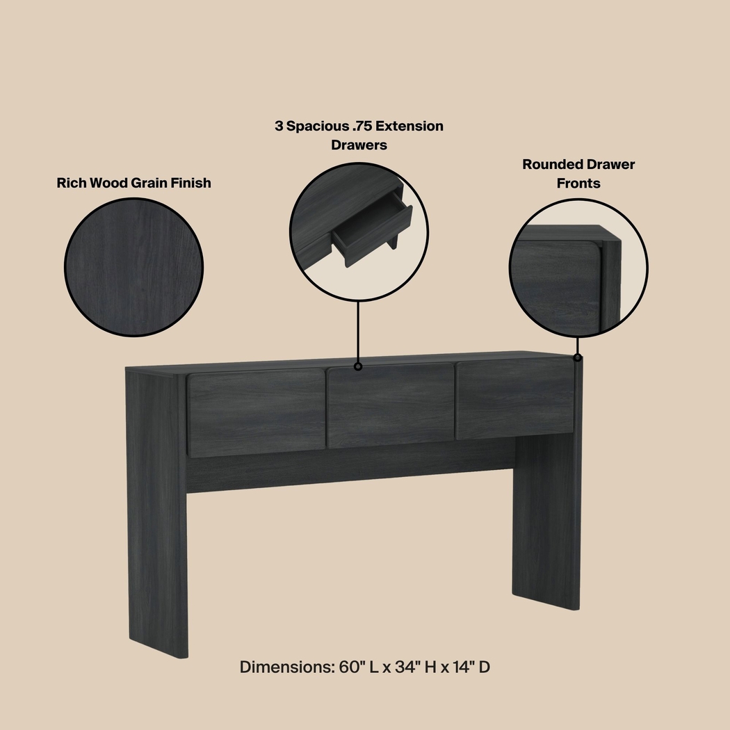 Herosunny Dark Gray Console Table - Thumbnail - Image 8