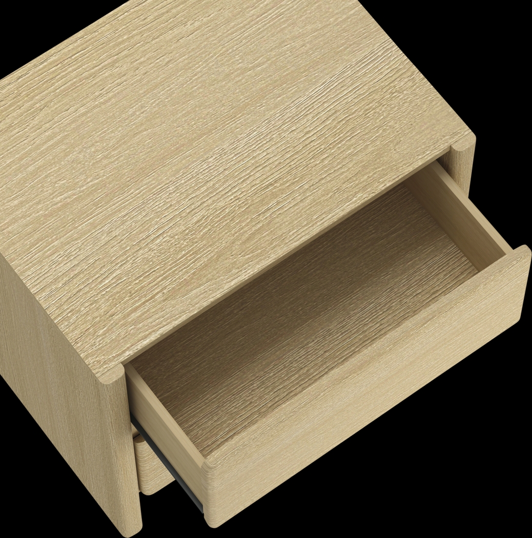 Herosunny Natural Nightstand - Thumbnail - Image 5