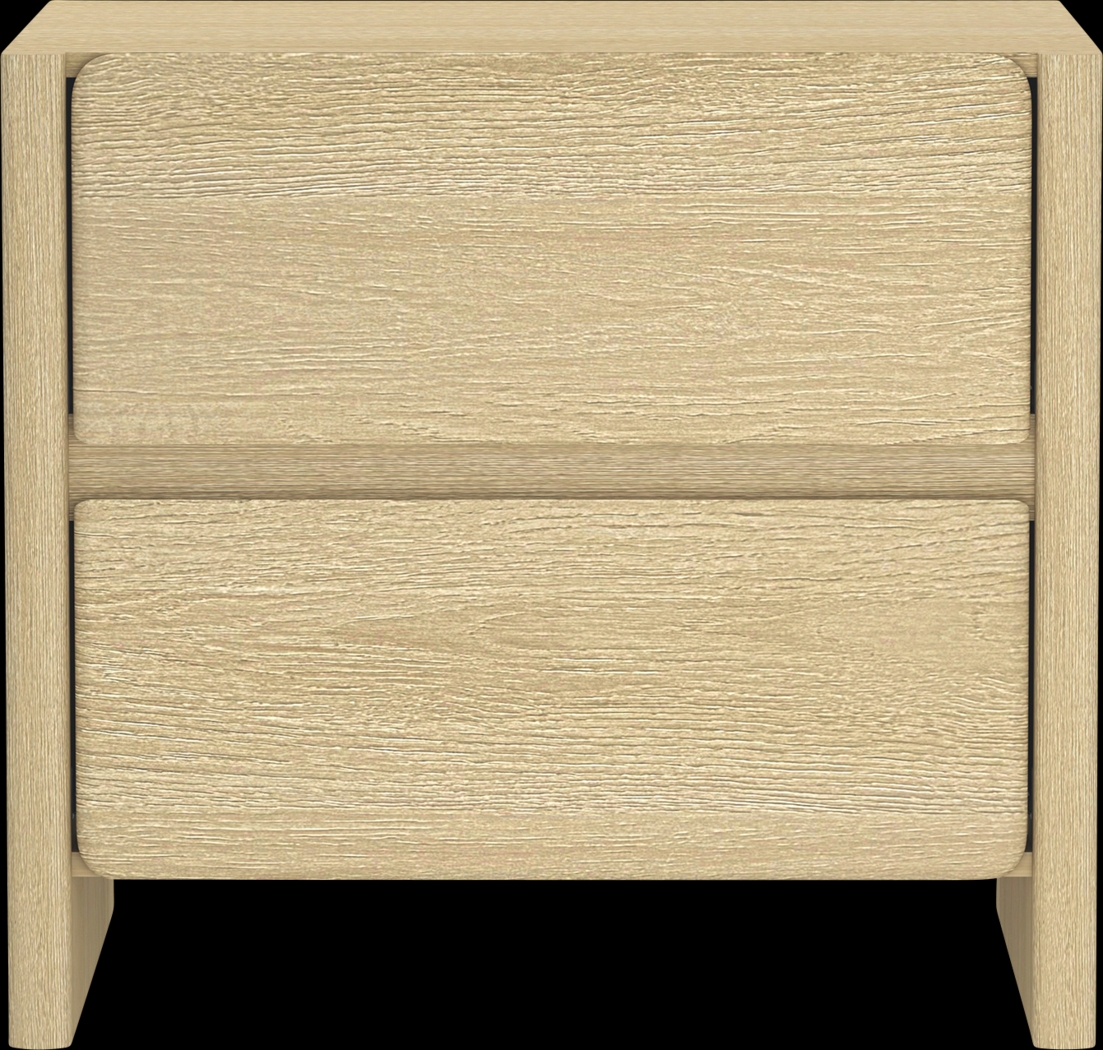 Herosunny Natural Nightstand - Thumbnail - Image 1