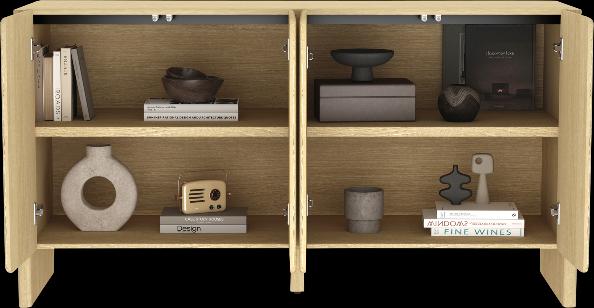 Herosunny Natural Sideboard - Thumbnail - Image 4