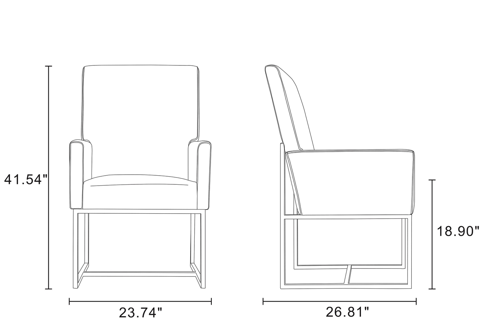 Herrli Blue Arm Chair - Thumbnail - Image 3