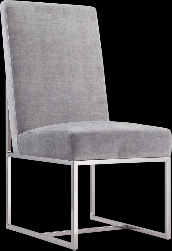 Herrli Light Gray Side Chair - Thumbnail - Image 1