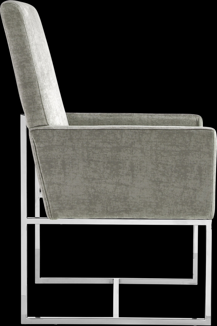 Herrli Steel Gray Arm Chair - Thumbnail - Image 5