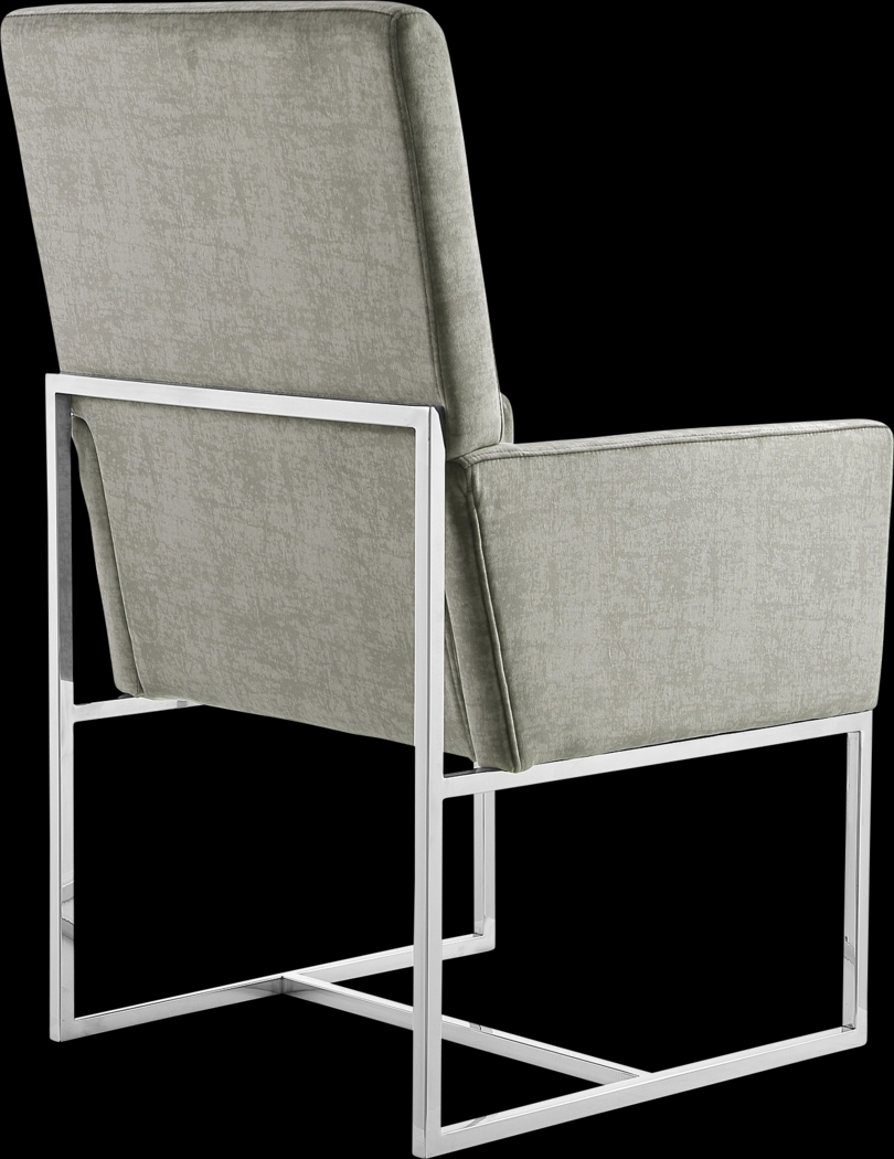 Herrli Steel Gray Arm Chair - Thumbnail - Image 6