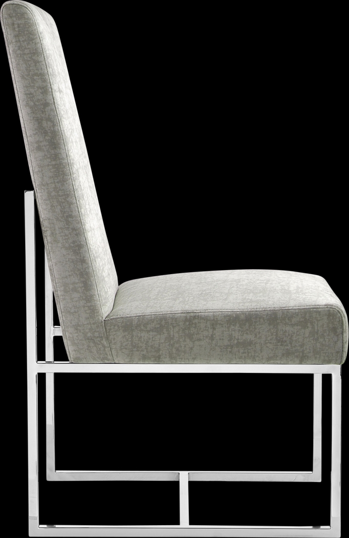 Herrli Steel Gray Side Chair - Thumbnail - Image 5