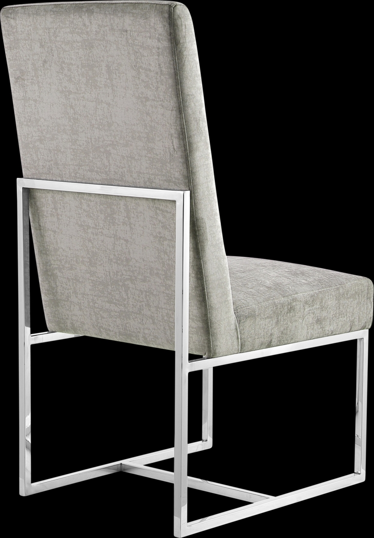 Herrli Steel Gray Side Chair - Thumbnail - Image 7
