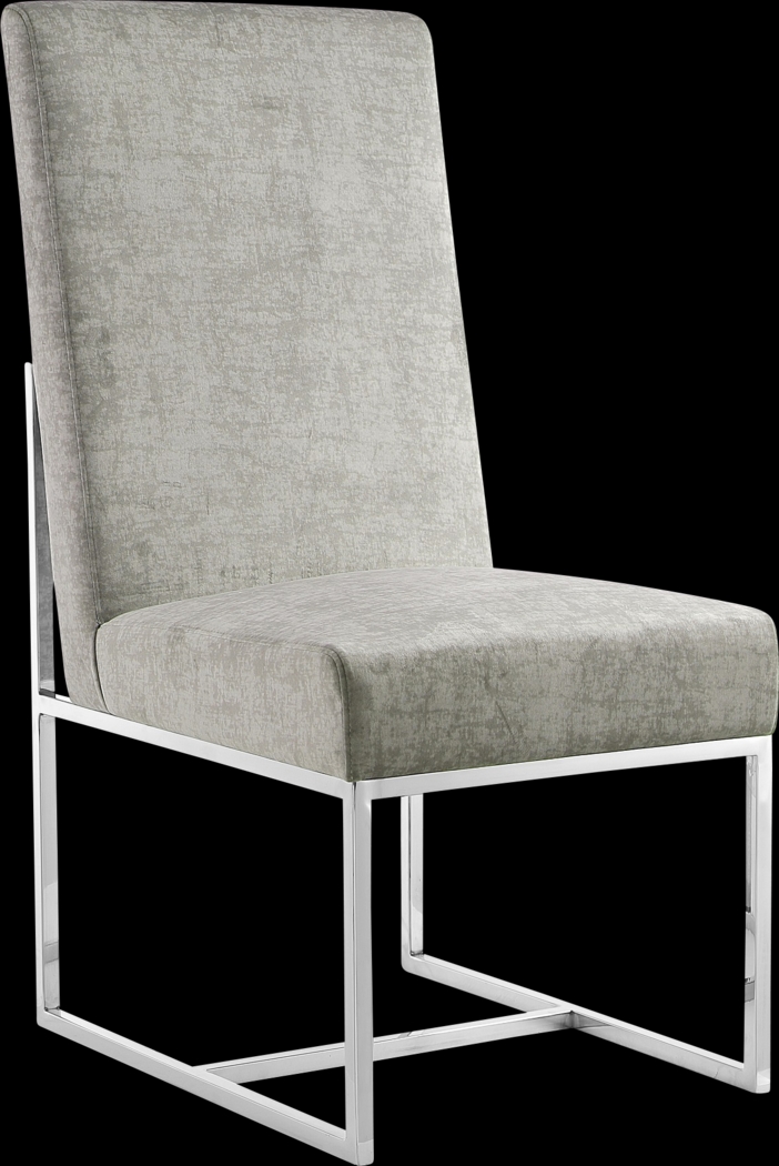 Herrli Steel Gray Side Chair - Thumbnail - Image 1