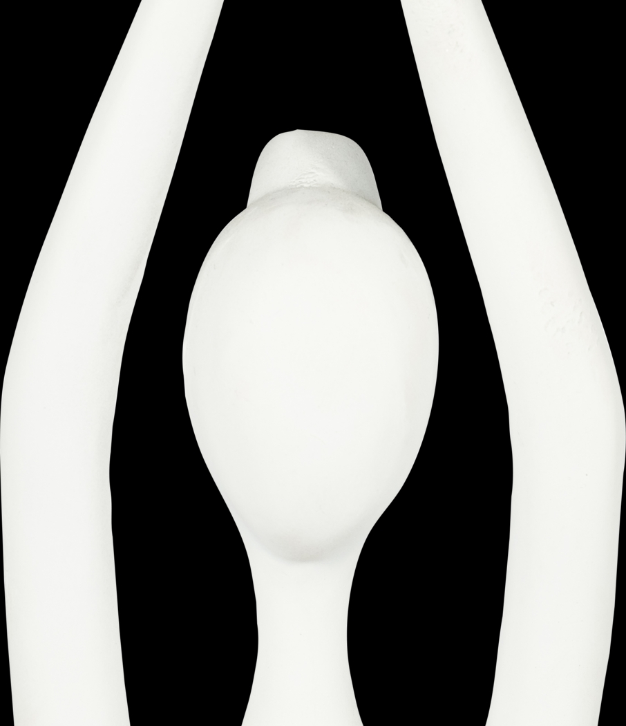 Hershour White Yoga Lady Sculpture, Set of 3 - Thumbnail - Image 5