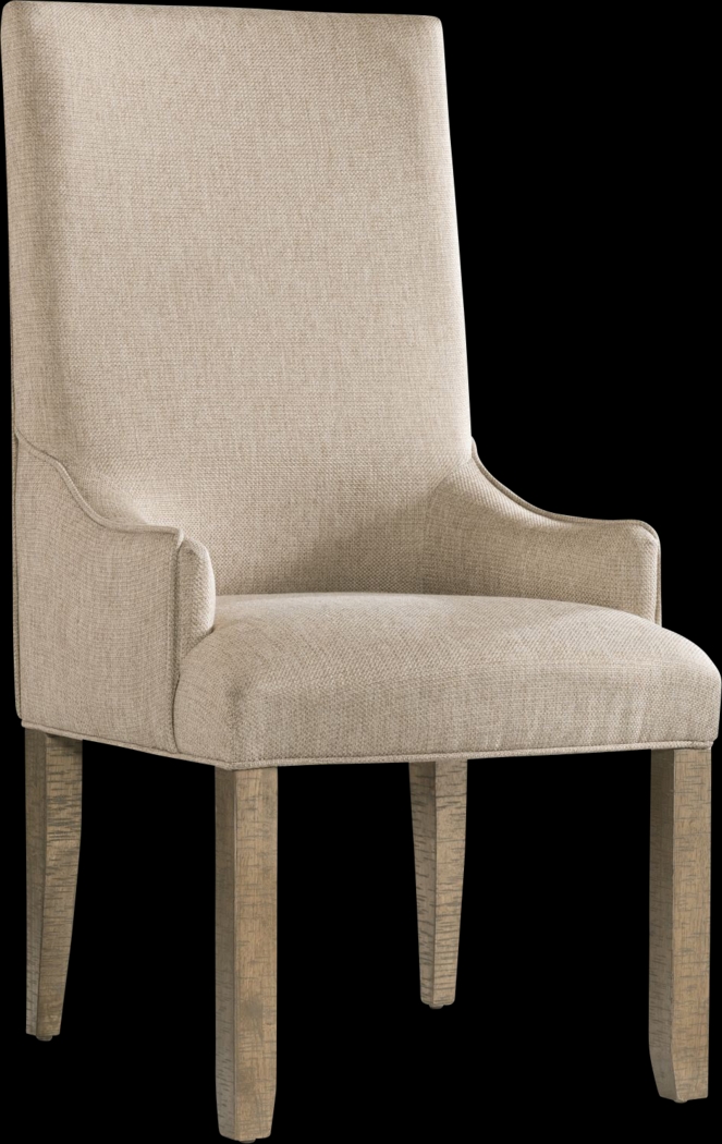 Herterton Taupe Arm Chair, Set of 2 - Thumbnail - Image 9