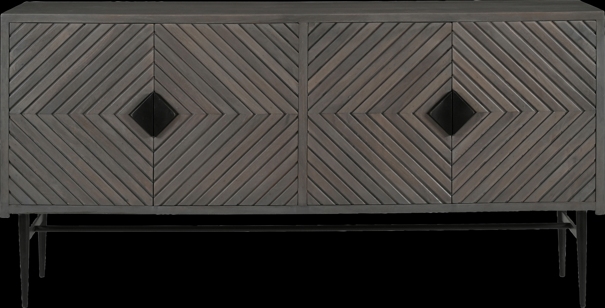 Herty Gray Credenza - Thumbnail - Image 5