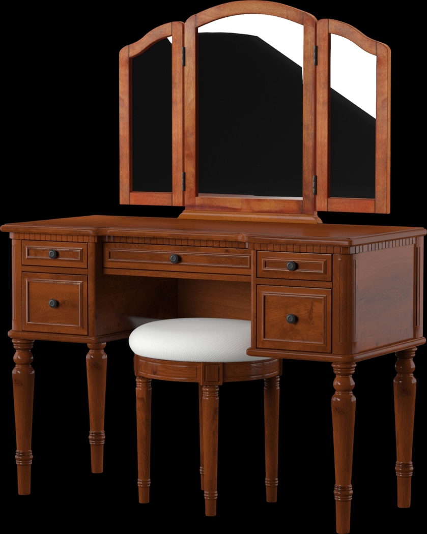 Hervel Cherry Vanity Set - Thumbnail - Image 4