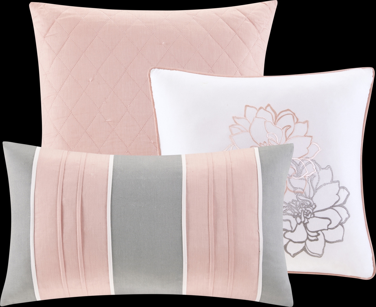 Heslep Peach 6 Pc King/California King Quilt Set - Thumbnail - Image 4