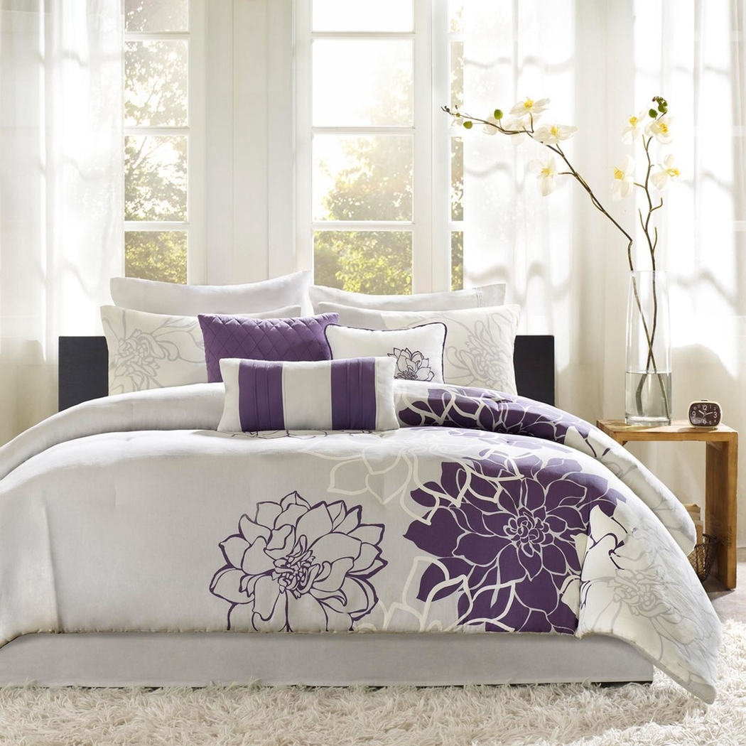 Heslep Purple 6 Pc King/California King Quilt Set - Thumbnail - Image 2
