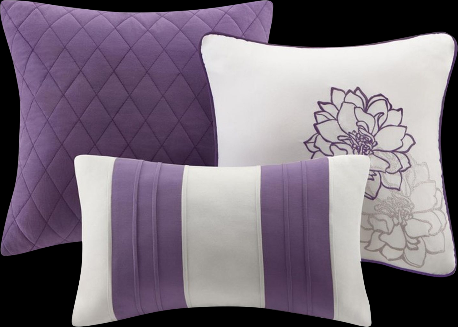 Heslep Purple 6 Pc King/California King Quilt Set - Thumbnail - Image 3
