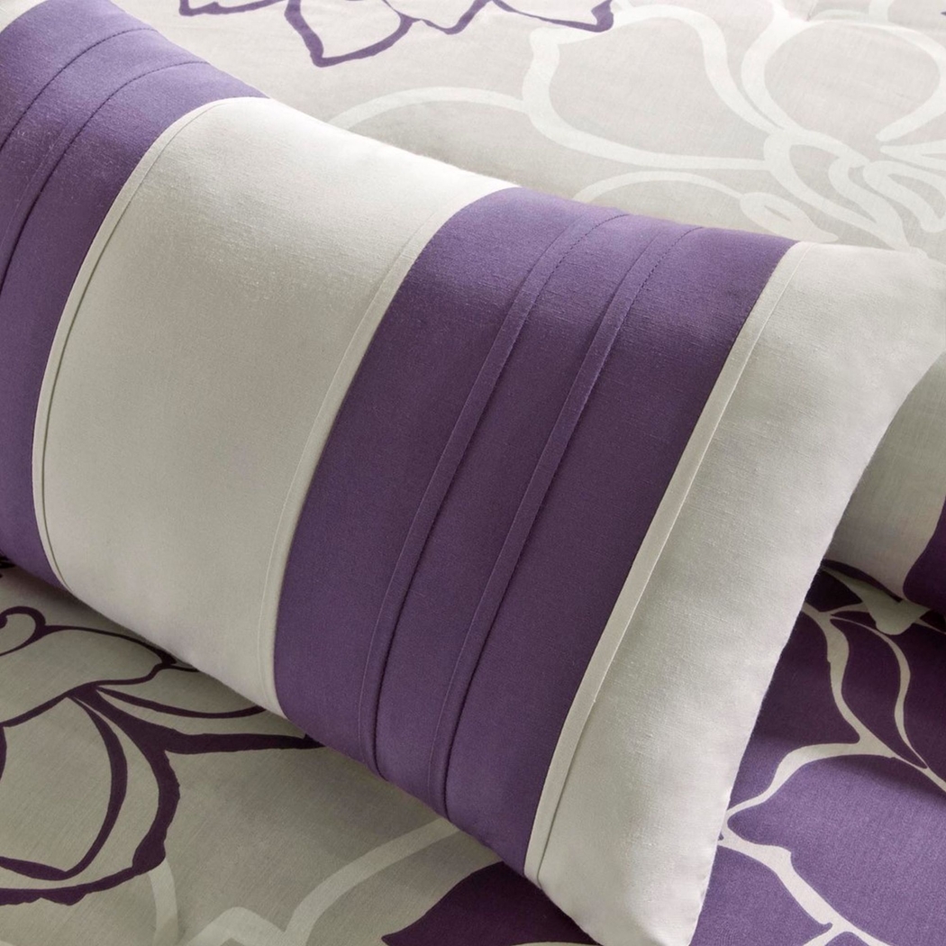 Heslep Purple 7 Pc Twin/Twin XL Comforter Set - Thumbnail - Image 5