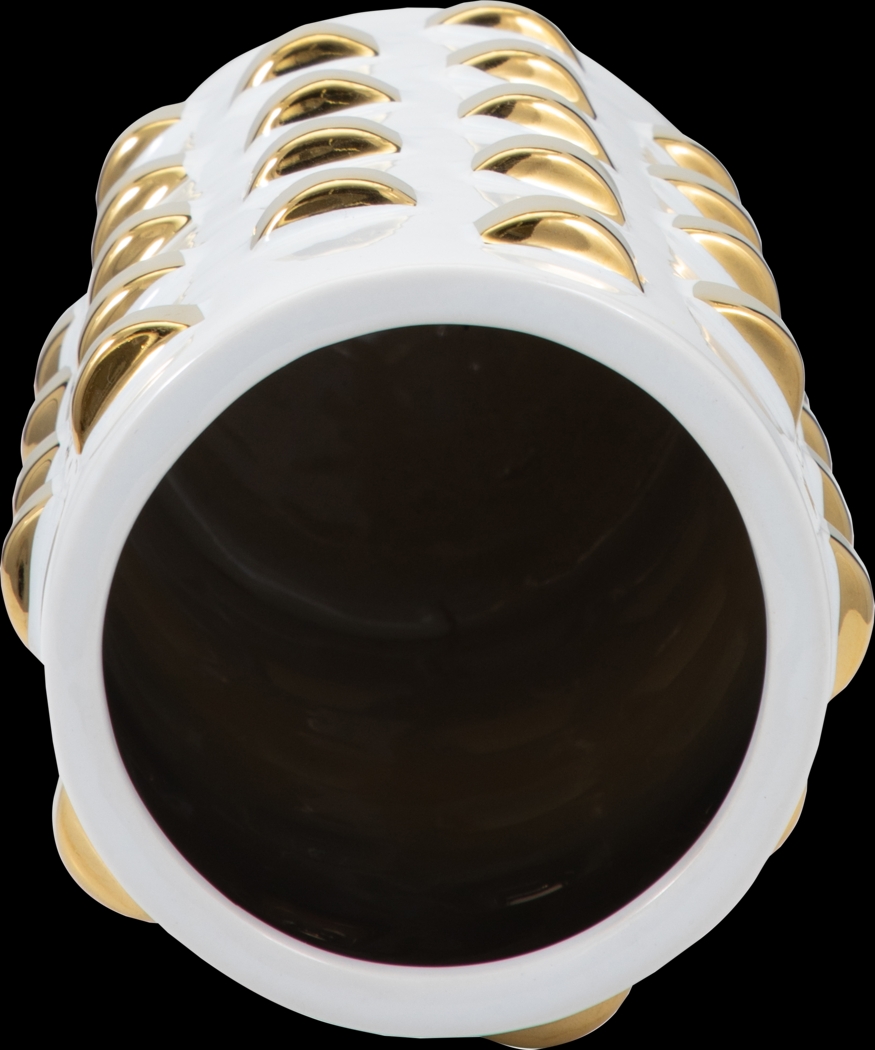 Hesperia White 11 in. Vase - Thumbnail - Image 6